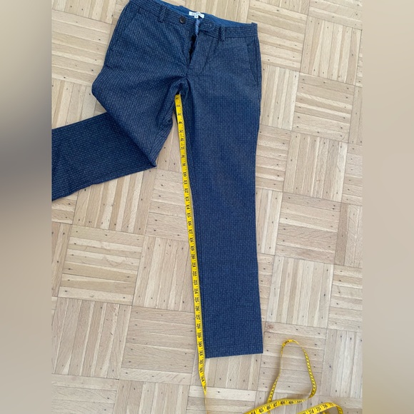 RARE GUSTIN #204 INDIGO RIPSTOP CHINOS Tag 31, fit 30 - Picture 8 of 9